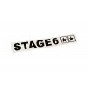 338970 samolepka stage6 110x33mm cerna