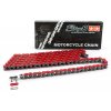 Řetězová sada 13x53 - 420 Stage6 alu CNC červená Derbi DRD Pro