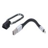 345132 3 kabel ka nabijeni klicenka 10cm usb to lightning