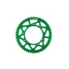 Řetězová sada 14x53 - 420 Stage6 alu CNC zelená Derbi Senda X-treme