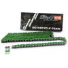Řetězová sada 14x53 - 420 Stage6 alu CNC zelená Derbi Senda X-treme