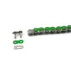 Řetězová sada 14x53 - 420 Stage6 alu CNC zelená Derbi Senda X-treme