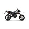 Koncovka výfuku ARROW Off-Road Thunder Alu.Dark/C Aprilia SX / RX 125 E5 2021-2022