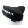 Saddle black with suspension 22mm for Peugeot moped, moped