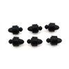 Seat bench rubber set 6-piece black for Simson Schwalbe, SR4-2, SR4-3, SR4-4