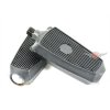 Black plastic pedals for Zündapp, Kreidler Flory, Hercules, Puch, KTM, DKW, Miele moped, moped