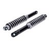 Shock absorber set 320mm adjustable black/silver 10mm/8mm for Zündapp, Kreidler, Hercules, Puch, moped, mokick, moped