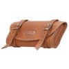 Brašna na nářadí, sedlová brašna Selle Monte Grappa z hnědé kůže, L=150 mm, pro Piaggio, Vespa Ciao, Si, Bravo, Boxer, Grillo
