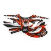 Sada samolepek Derbi X-Treme 2011 - 2017 Stage6, oranžová