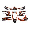 Sada samolepek Derbi X-Treme 2011 - 2017 Stage6, oranžová
