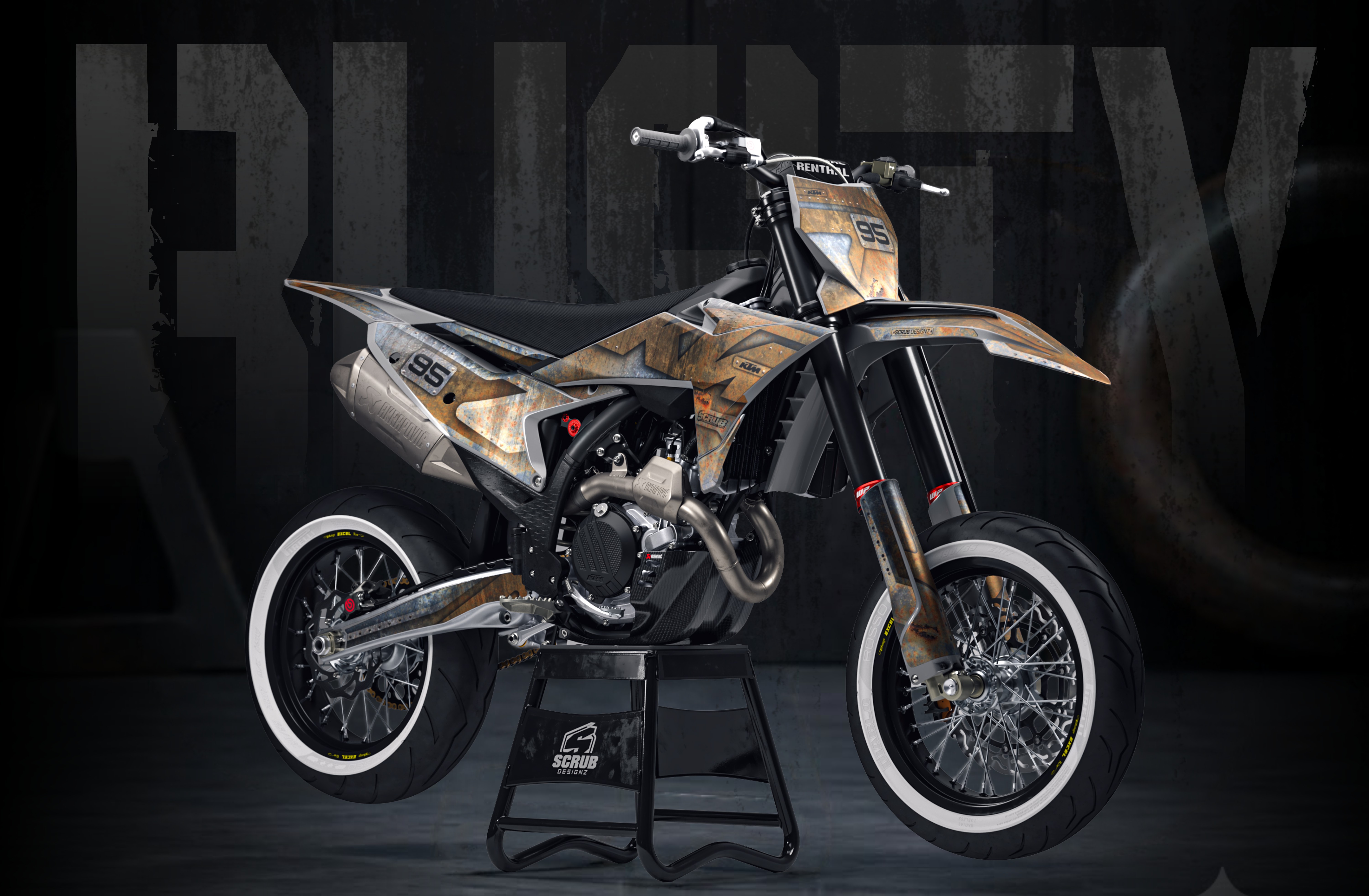 RUSTY graphics kit KTM