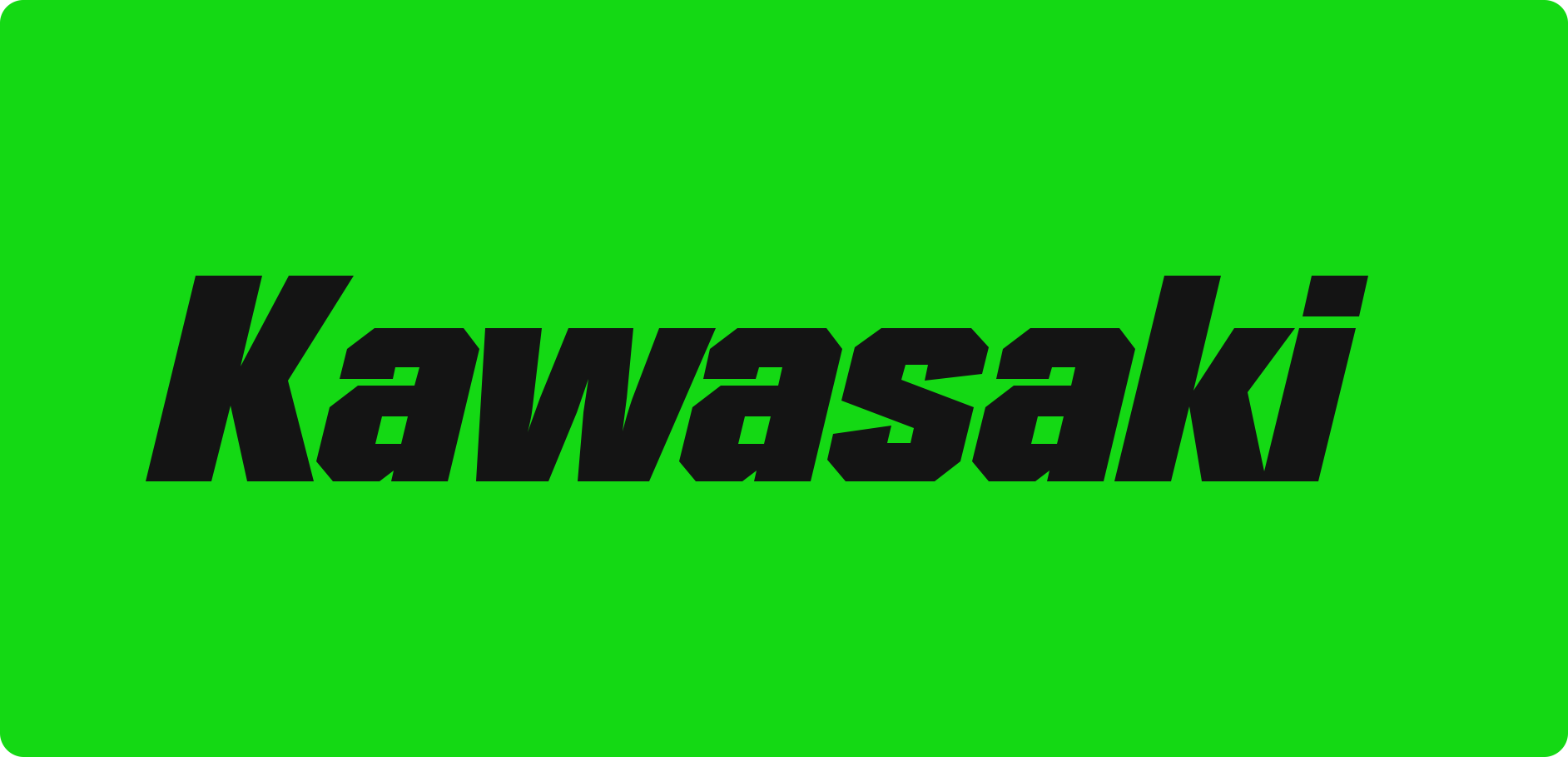 Kawasaki motorcycle brand logo