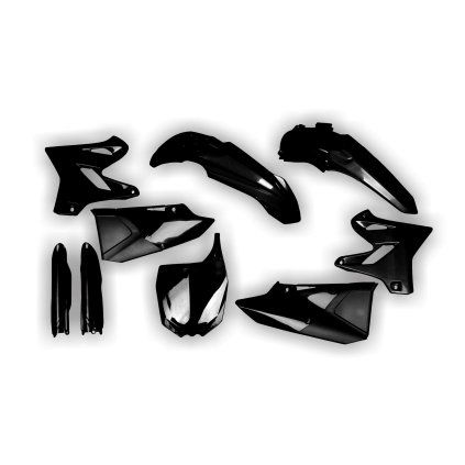 10080 plastics kit yamaha yz 125 250 2015 2016 2017 2018 2019 black full