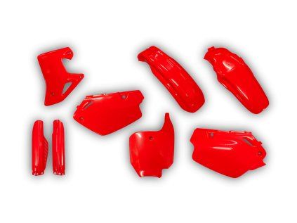 1124 1124 1124 1124 plastics kit honda cr 80 96 02 red full