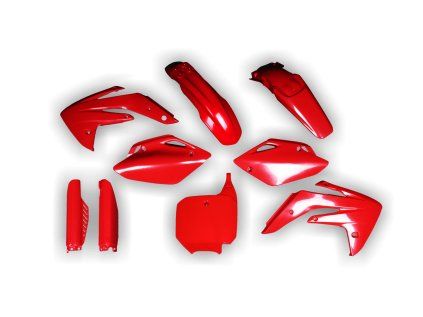 1241 1241 1241 plastics kit honda crf 150 07 19 red full