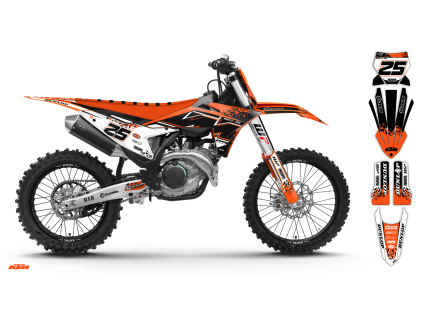 graphics kit ktm sx sxf 25 k6 r4 bike