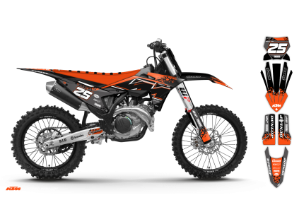 graphics kit ktm sx sxf 25 k6 r5 bike
