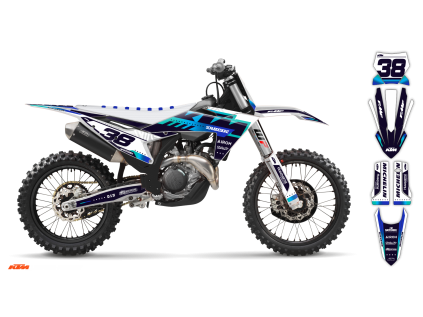 graphics kit ktm sx sxf 23 slide r1 bike