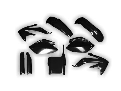 1274 1274 1274 plastics kit honda crf 250 06 07 black full