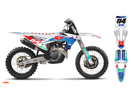 graphics kit ktm sx sxf 23 svk st bike
