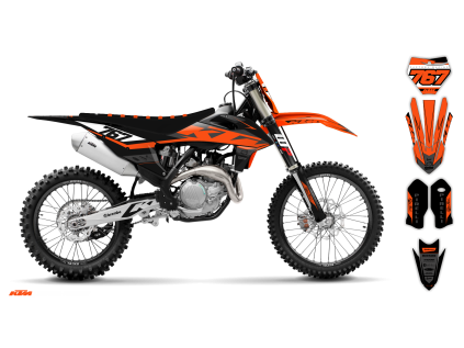 graphics kit ktm sx sxf 19 22 k18 le bike
