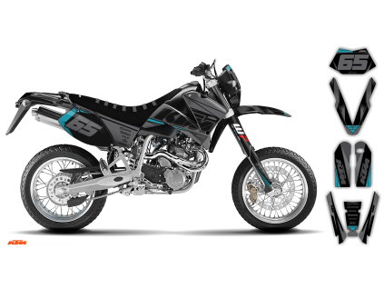 graphics kit ktm lc4 sxc 99 05 k12 r2 bike