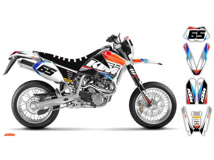 graphics kit ktm lc4 sxc 99 05 k12 st bike
