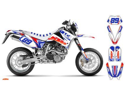 graphics kit ktm lc4 sxc 99 05 se1036 st bike