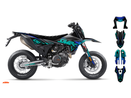 graphics kit ktm smc r 690 26 xx flash r1 bike
