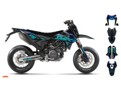 graphics kit ktm smc r 690 19 22 flash r1 bike