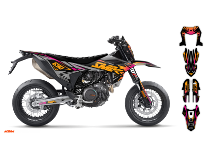 graphics kit ktm smc r 690 26 xx flash st bike