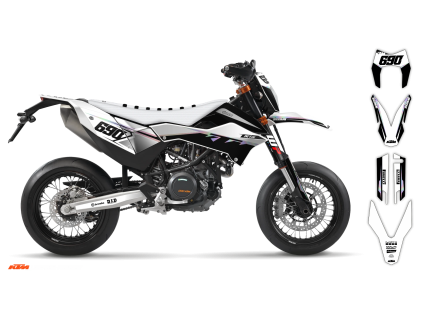 graphics kit ktm smc r 690 12 18 shift r1 bike