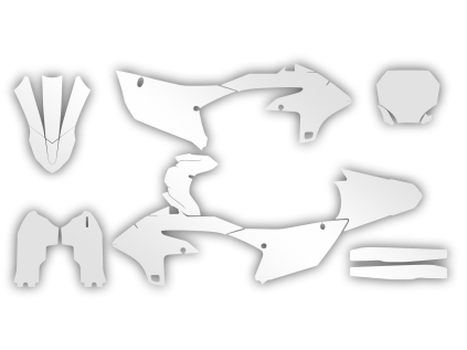 graphics kit yamaha yzf 250 24 26 transparent kit draft