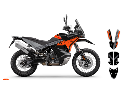 graphics kit ktm adventure 790 890 890r 23 solid r1 bike