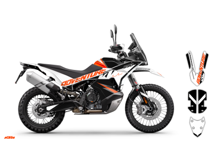 graphics kit ktm adventure 790 890 890r 23 solid r2 bike