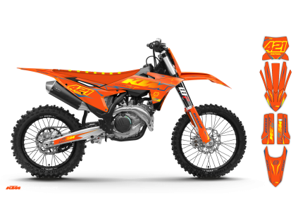 graphics kit ktm sx sxf 25 k22 r4 bike