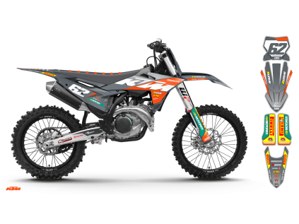 graphics kit ktm sx sxf 25 k23 le bike