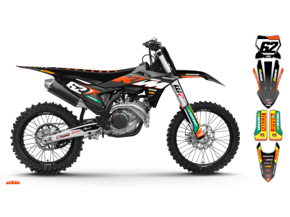graphics kit ktm sx sxf 25 k23 r2 bike