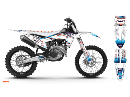 graphics kit ktm sx sxf 25 k6 le bike