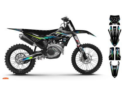graphics kit ktm sx sxf 25 k se1127 le bike