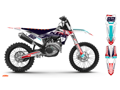 graphics kit ktm sx sxf 25 panthera r2 bike