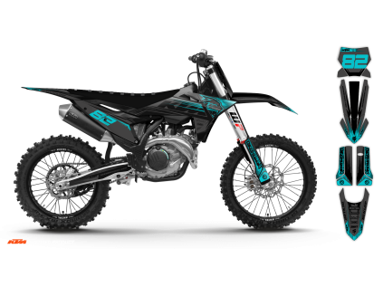 graphics kit ktm sx sxf 25 panthera st bike