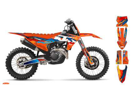 graphics kit ktm sx sxf 23 kaleido le bike
