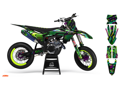 graphics kit ktm sx sxf 23 robtylen le bike