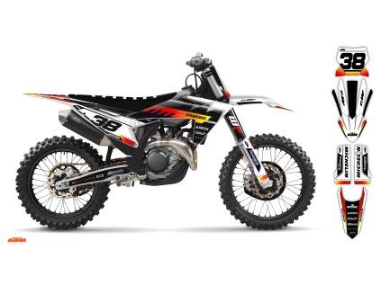graphics kit ktm sx sxf 23 slide le bike
