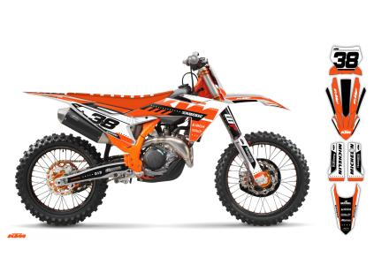 graphics kit ktm sx sxf 23 slide r3 bike