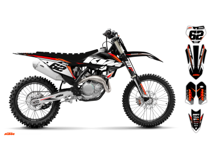 graphics kit ktm sx sxf 19 20 k2 le bike