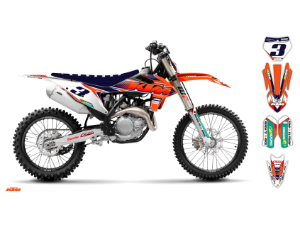 graphics kit ktm sx sxf 19 20 k9 le bike
