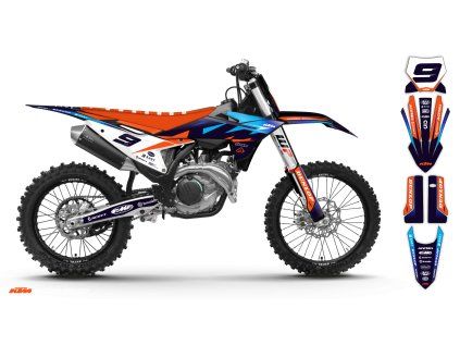 graphics kit ktm sx sxf 25 k19 le bike