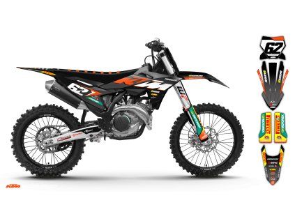 graphics kit ktm sx sxf 25 k23 r2 bike